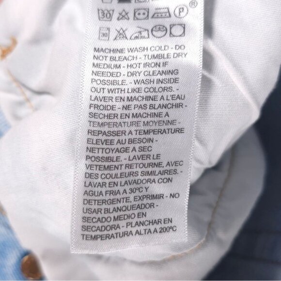 Levi's 501 150th Anniversary Edition Women’s Lt Blue Button Fly Jeans Size 29x30 - Picture 13 of 14